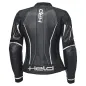 Preview: Held Debbie 3 TOP - Damenlederjacke schwarz-weiss Rückansicht