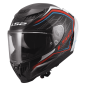 Preview: LS2 FF807 Dragon DRAGON SUBIC Integralhelm weiss-blau-rot Seitenansicht