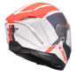 Preview: LS2 FF817 CHALLENGER II TITAN Integralhelm weiss-blau-rot Rückansicht
