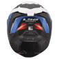 Preview: LS2 FF817 CHALLENGER II VIPER Integralhelm weiss-blau-rot Rückansicht