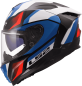 Preview: LS2 FF817 CHALLENGER II VIPER Integralhelm weiss-blau-rot Seitenansicht 2