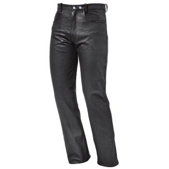 Held Cooper Leder Jeans schwarz