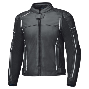 Held TORVER TOP - Sport Lederjacke schwarz - weiß