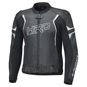 Held Street Rocket 4 Lederjacke schwarz weiß Front