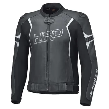Held Street Rocket 4 Lederjacke schwarz weiß Front