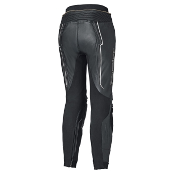 Preview: Held DEBBIE 3 BASE - Sportliche Motorrad Damenlederhose schwarz-weiß Rückansicht