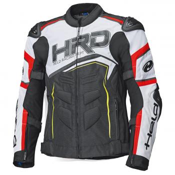 Held SAFER SRX Sportliche Motorrad Textiljacke schwarz-weiß-rot