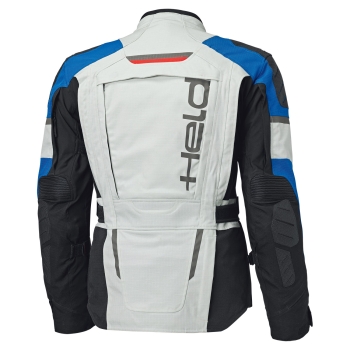 Preview: Held CARESE 3 TOP - Adventure Tourenjacke grau-blau Rückansicht