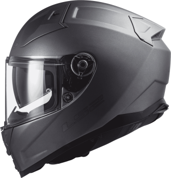 LS2 FF811 Vector II solid matt titanium Seitenansicht