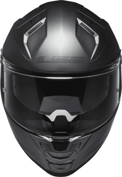 LS2 FF811 Vector II solid matt titanium Frontansicht