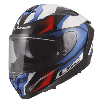 LS2 FF817 CHALLENGER II VIPER Integralhelm weiss-blau-rot Seitenansicht