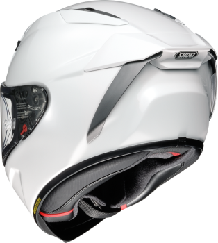 Preview: SHOEI-X-SPR-Pro weiss Rückansicht