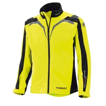 Held Rainblock Top Regenjacke schwarz-neongelb Frontansicht