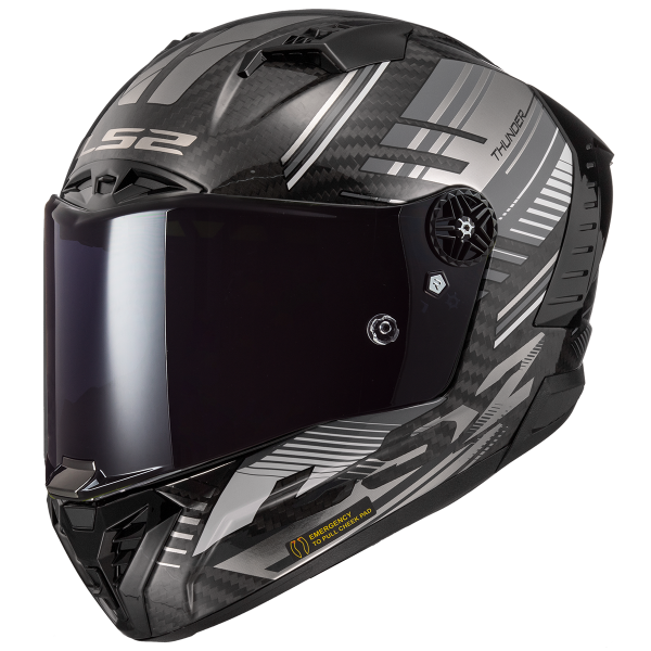 LS2 FF805 Thunder Carbon GP Aero Flash Carbon Seitenansicht