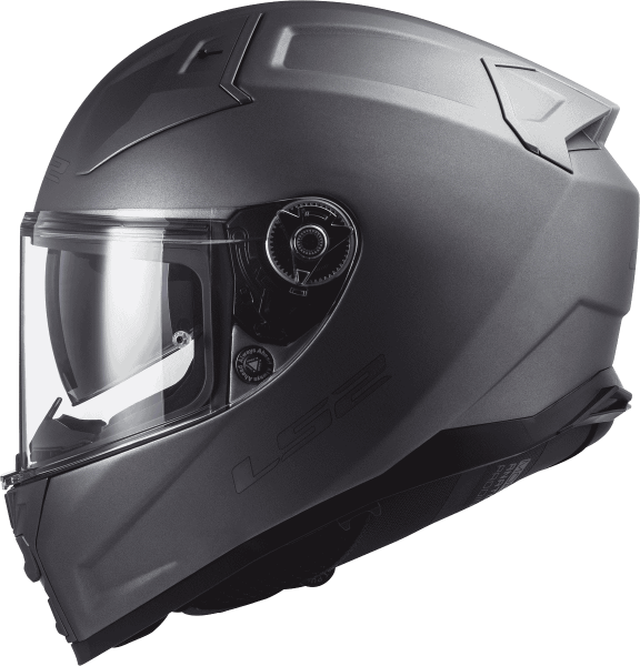 LS2 FF811 Vector II solid matt titanium Seitenansicht
