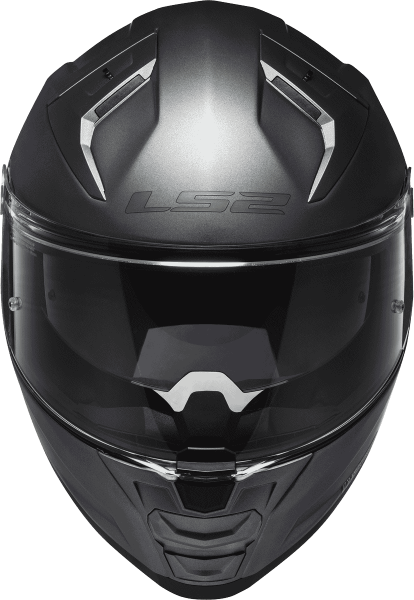 LS2 FF811 Vector II solid matt titanium Frontansicht