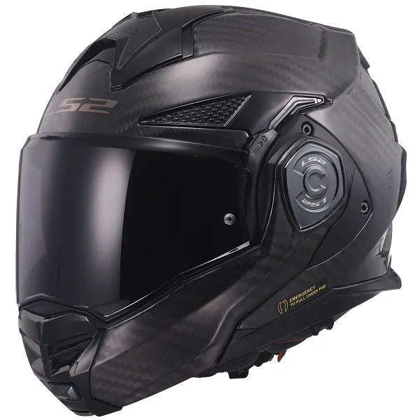 LS2 FF901 Advant X Carbon Solid matt carbon Seitenansicht