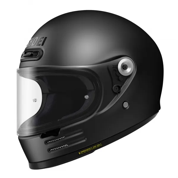 Shoei Glamster Integralhelm matt schwarz - Seitenansicht