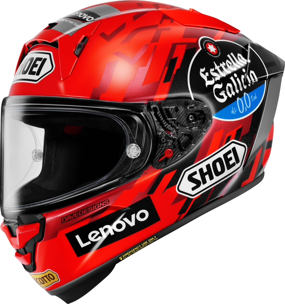SHOEI X-SPR Pro Marquez9 TC-1 Seitenansicht