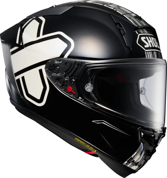 SHOEI X-SPR Pro Crosslogo TC-5 Seitenansicht rechts